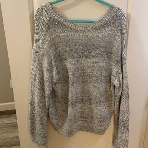 Oversized gray sweater